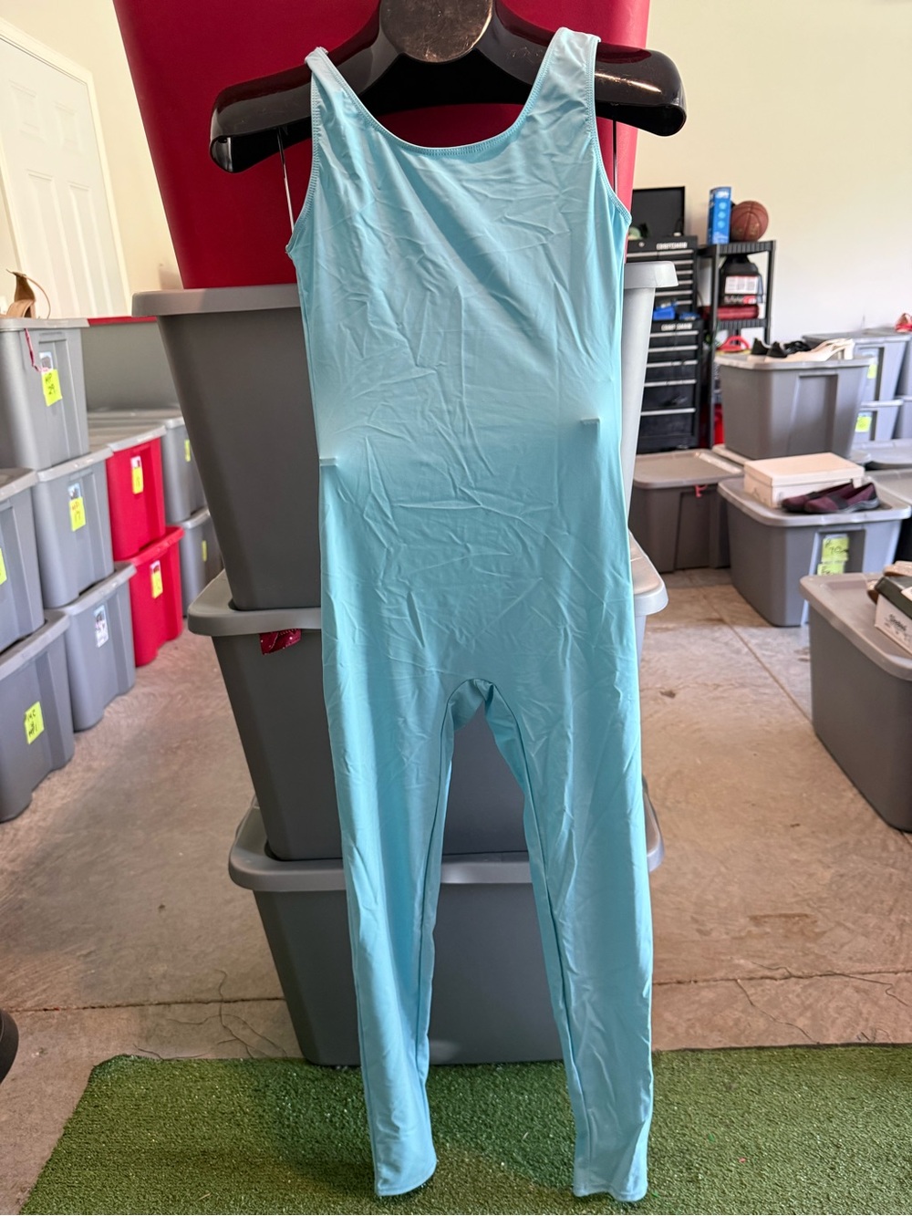 Light Aqua Sleeveless Jumpsuit 97